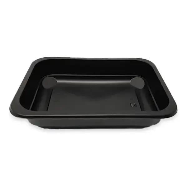 Ланч-бокс одноразовый односекционный Т-1 РР 187х137х37 25 шт. Черный (LB-0002)