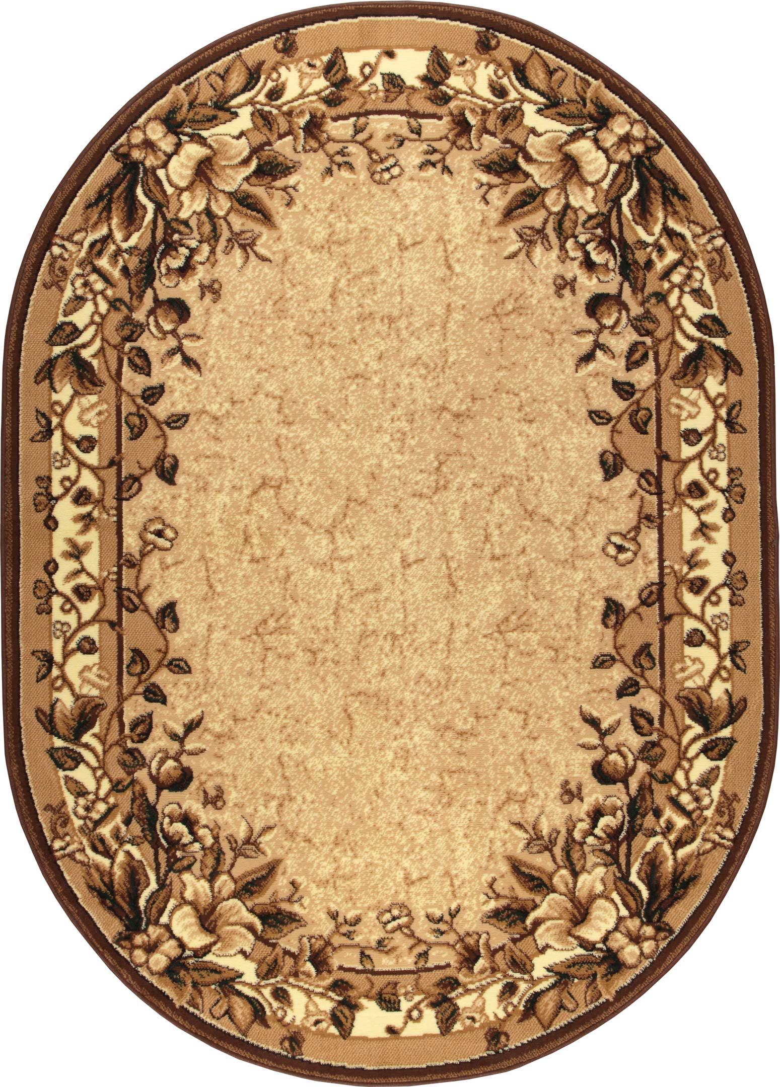 Ковер Karat Gold 392/123 1,6x2,25 м овальный Бежевый (00-00007746) Ковер Karat Gold 392/123 1,6x2,25 м овальный Бежевый (00-00007746)