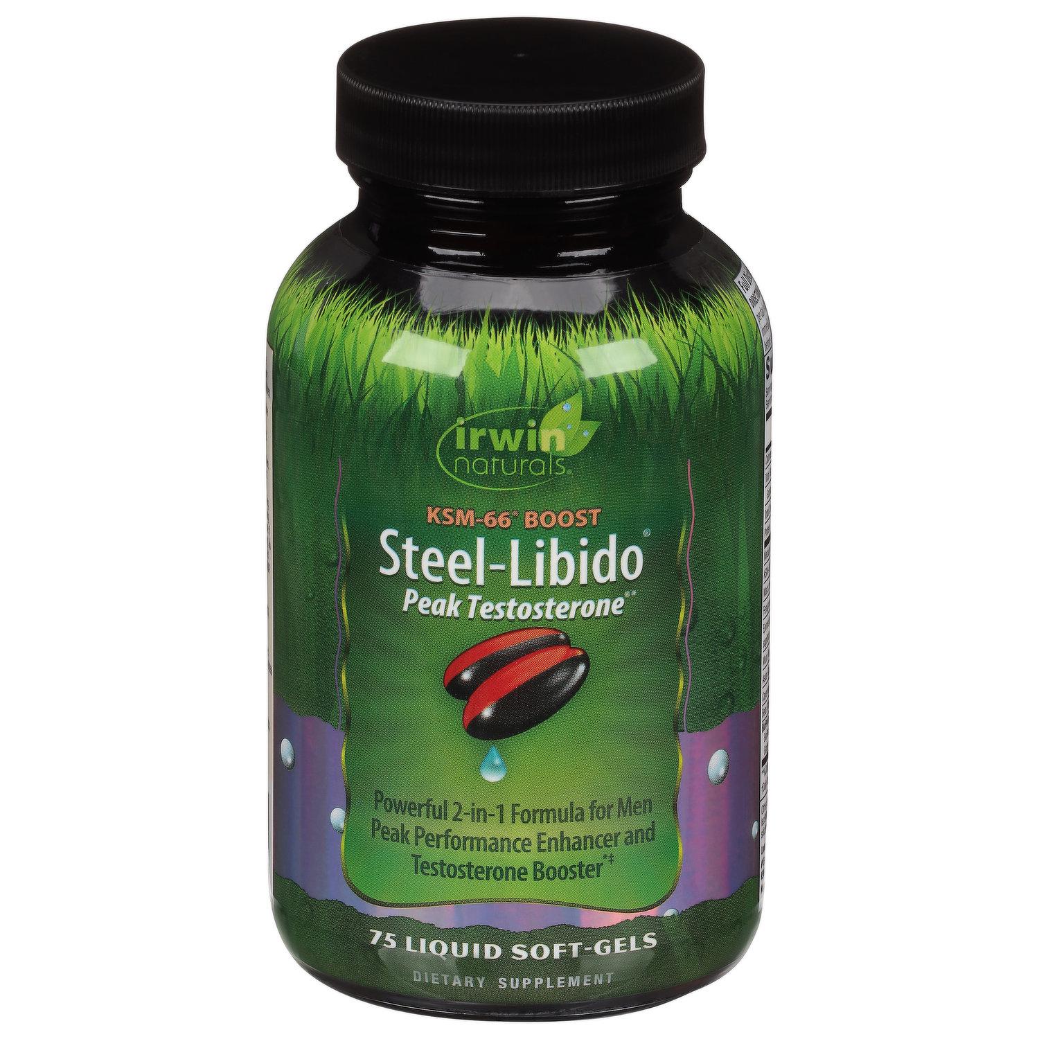 Бустер тестостерона Irwin Naturals Steel-Libido Peak Testosterone 75 Liquid Soft-Gels