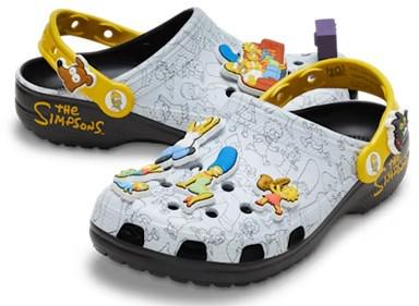 Крокси жіночі Crocs Classic The Simpsons Classic Clog р. 36-37 Різнокольоровий (21591)