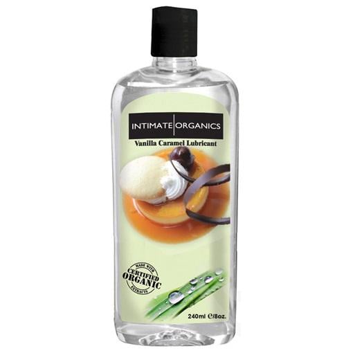 Масло-лубрикант IntimateOrganics со вкусом карамели и ванили 240 мл (901251113)