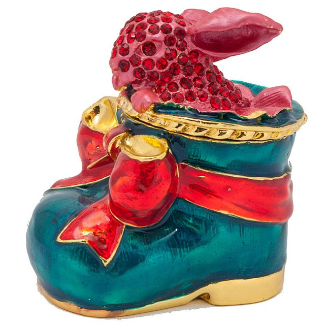 Скринька Кролик 6,5х6х4 см Різнобарвний (В4827)