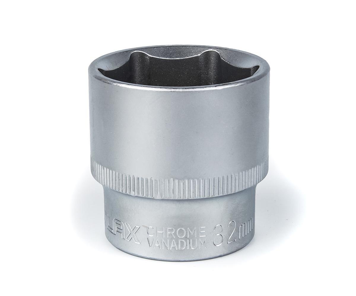 Головка торцева Polax автомобільна шестигранна 32 мм 1/2 CrV (25-098) Головка торцева Polax автомобільна шестигранна 32 мм 1/2 CrV (25-098)