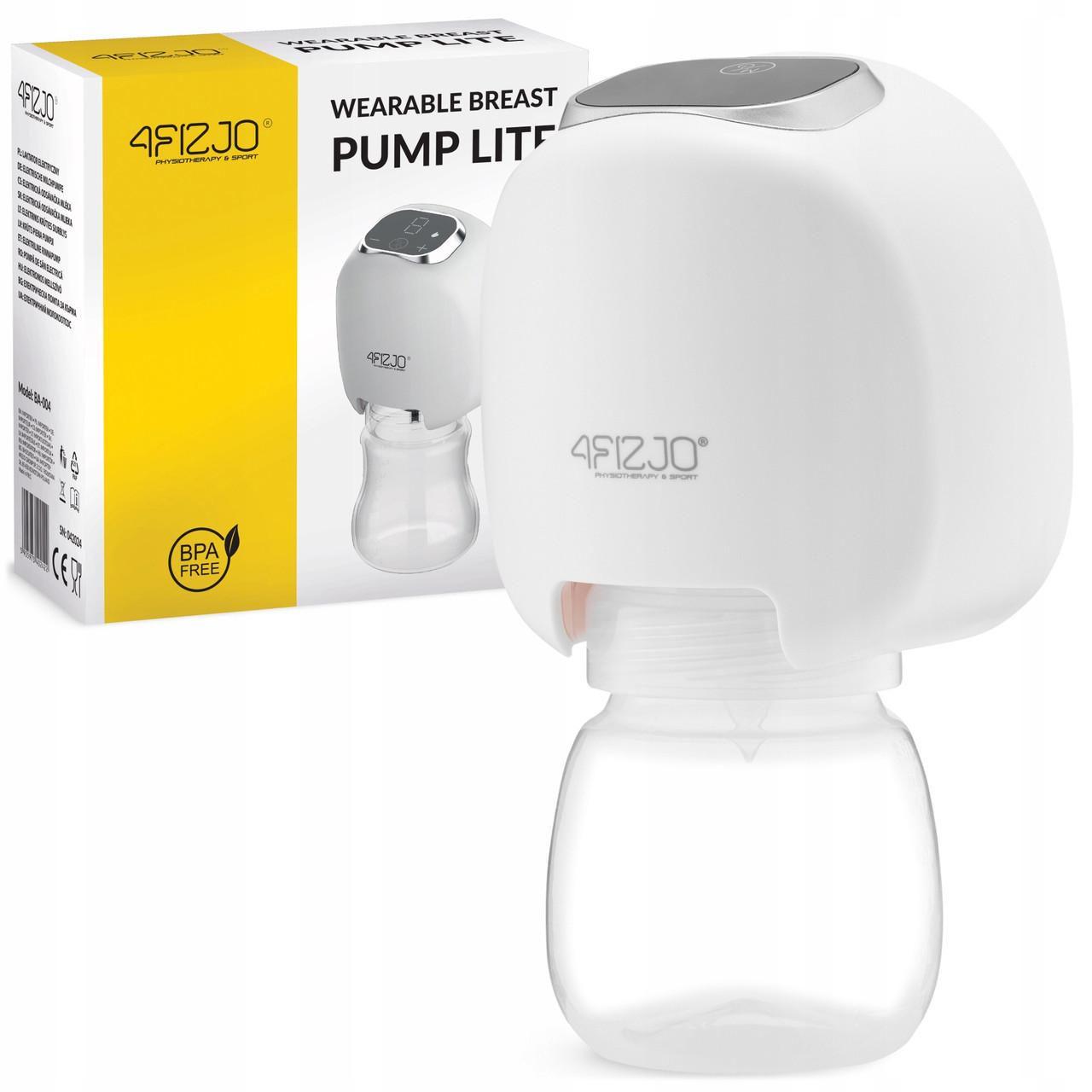 Молоковідсмоктувач електричний 4FIZJO Lite 180 мл White (P-5905973402422)