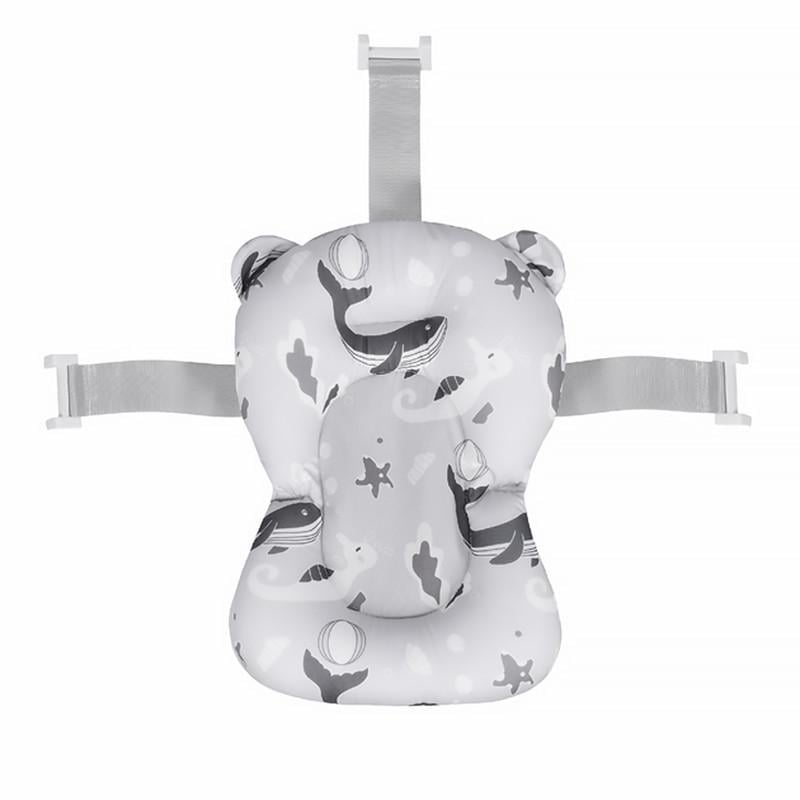 Матрас для купания Bestbaby 340 Whale с креплением Gray (25714130)