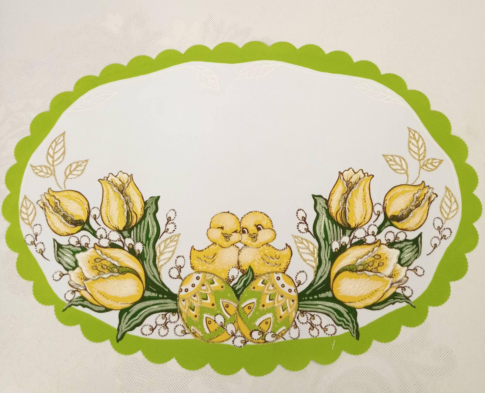 Салфетка пасхальная Easter Holiday 30x45 см Olive (CN14641)