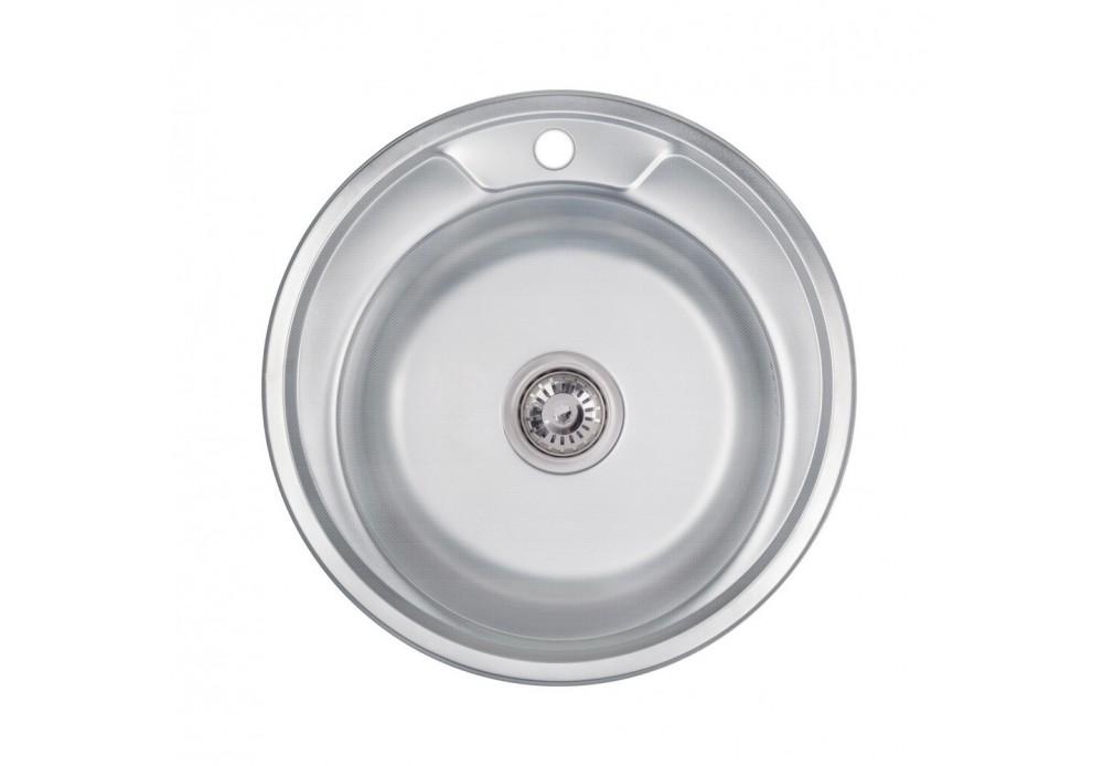 Кухонная мойка Lidz 490-A 0,6 мм Decor (LIDZ490А06DEC160) Кухонная мойка Lidz 490-A 0,6 мм Decor (LIDZ490А06DEC160)