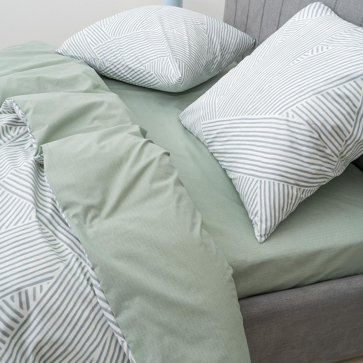 Комплект постільної білизниIsleep Viluta 25370 ранфорс з простирадлом на гумці євро (28092575) - фото 6 Комплект постільної білизниIsleep Viluta 25370 ранфорс з простирадлом на гумці євро (28092575) - фото 6