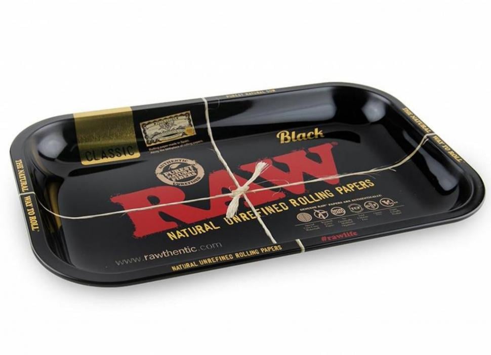 Таця RAW Metal Rolling Tray Black Small - фото 2