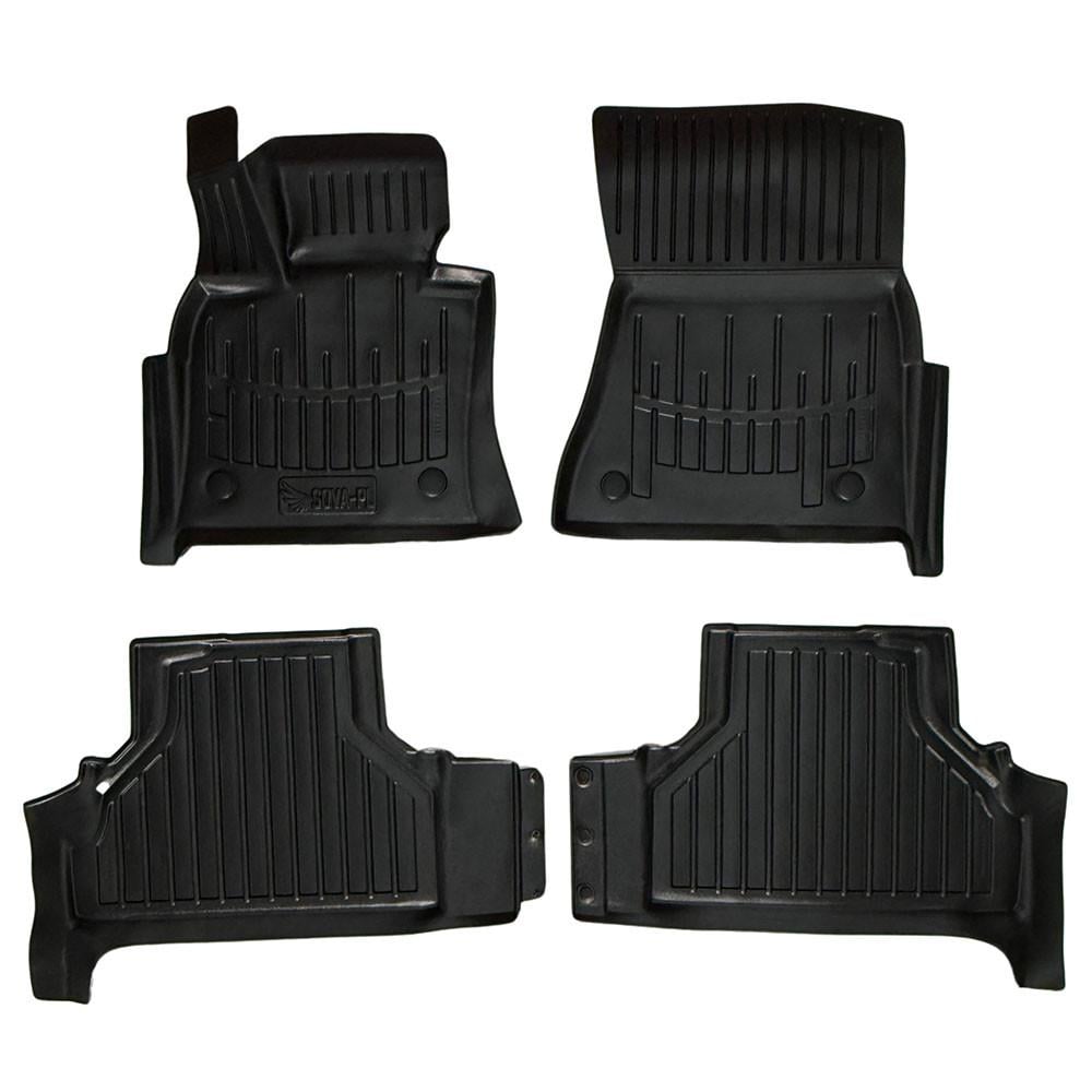 Коврики в салон SOVA-PL для BMW X5 E70 2006-2013 резиновые 4 шт. Черный (28800666) Коврики в салон SOVA-PL для BMW X5 E70 2006-2013 резиновые 4 шт. Черный (28800666)