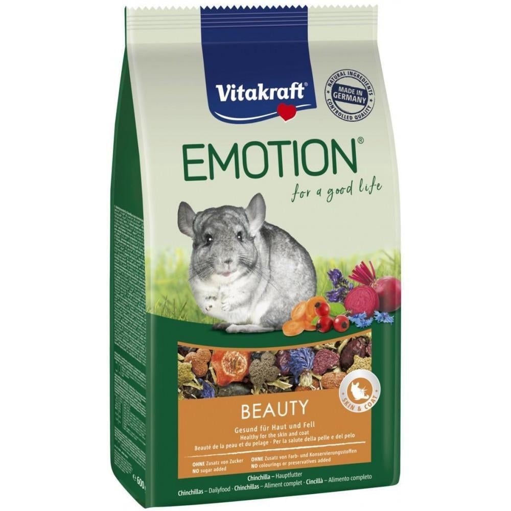 Корм Vitakraft Emotion Beauty Selection для шиншилл для кожи и шерсти 600 г (4008239724496)