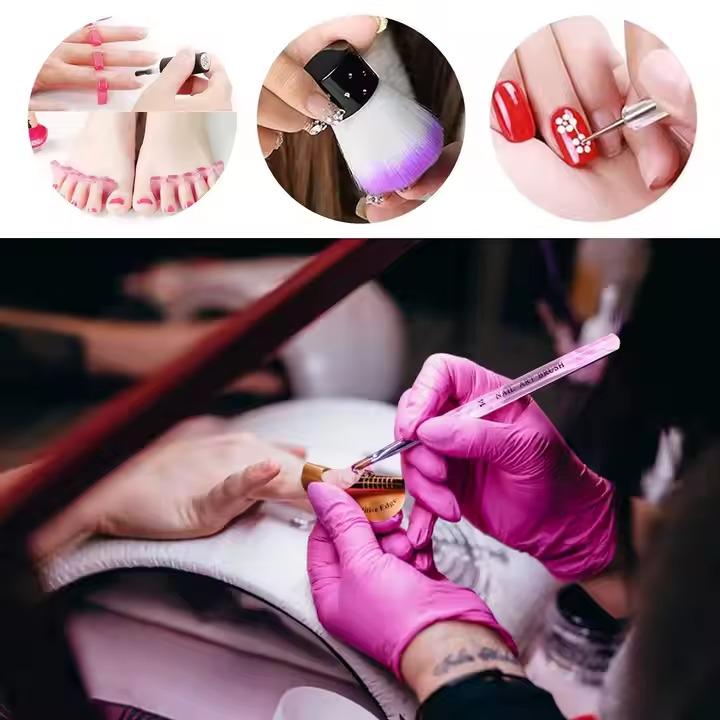 Набір пензлів для манікюру та педикюру 15 шт. - фото 4 Набір пензлів для манікюру та педикюру 15 шт. - фото 4