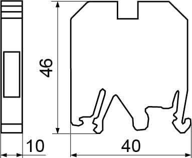Клема гвинтова набірна АСКО-Укрем JXB 10/35 57А 10 мм2 х 40х10х46 мм Синій (A0130010025) - фото 5 Клема гвинтова набірна АСКО-Укрем JXB 10/35 57А 10 мм2 х 40х10х46 мм Синій (A0130010025) - фото 5