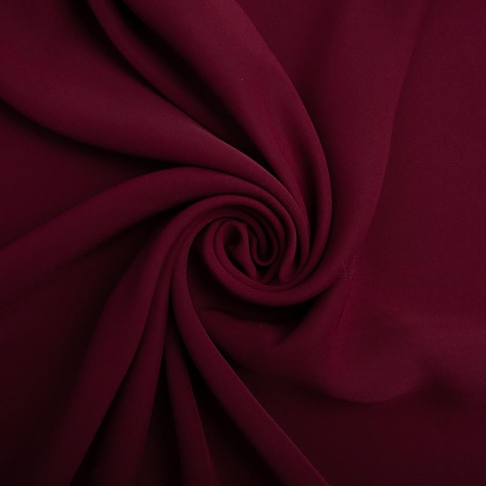 Ткань костюмная Barbie креп Бордо (20385)