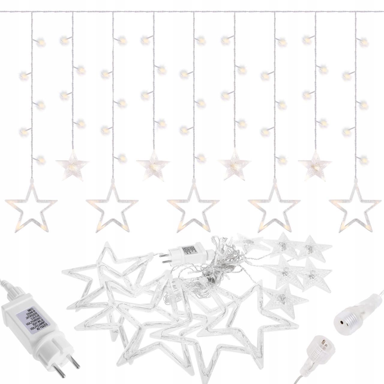 Гірлянда-бахрома вулична Springos 2 м 138 LED Warm White (CL4012 s-vida L) - фото 6