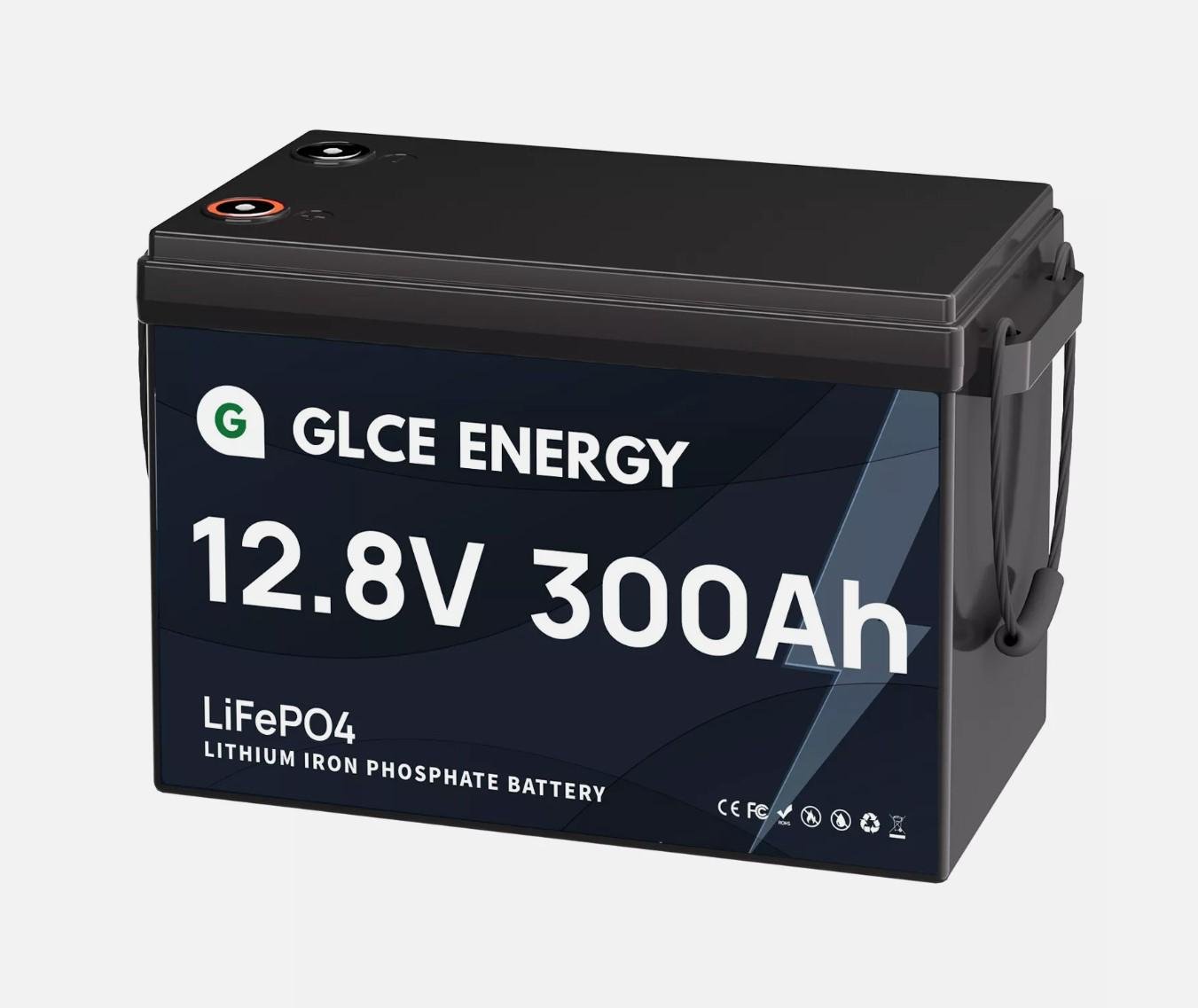 Акумулятор Літій-залізо-фосфатний GLCE Energy 12,8 V/300 Ah/3840 Wh LiFePO4