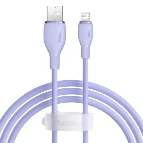 Кабель Baseus Pudding Series Fast Charging Cable USB to Lightning 2.4A 1.2m P10355700511-00 Purple