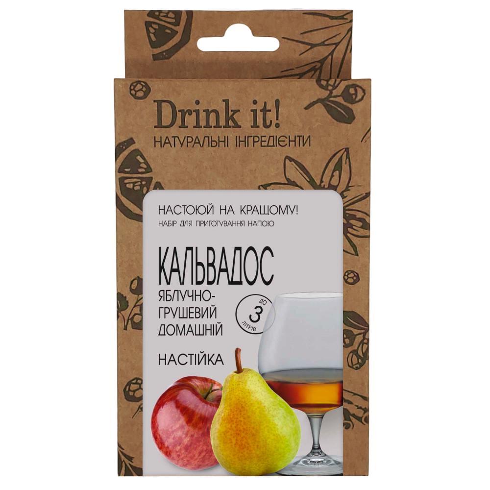 Набір для настоювання Drink it Кальвадос яблучно-грушевий домашній (16661) Набір для настоювання Drink it Кальвадос яблучно-грушевий домашній (16661)