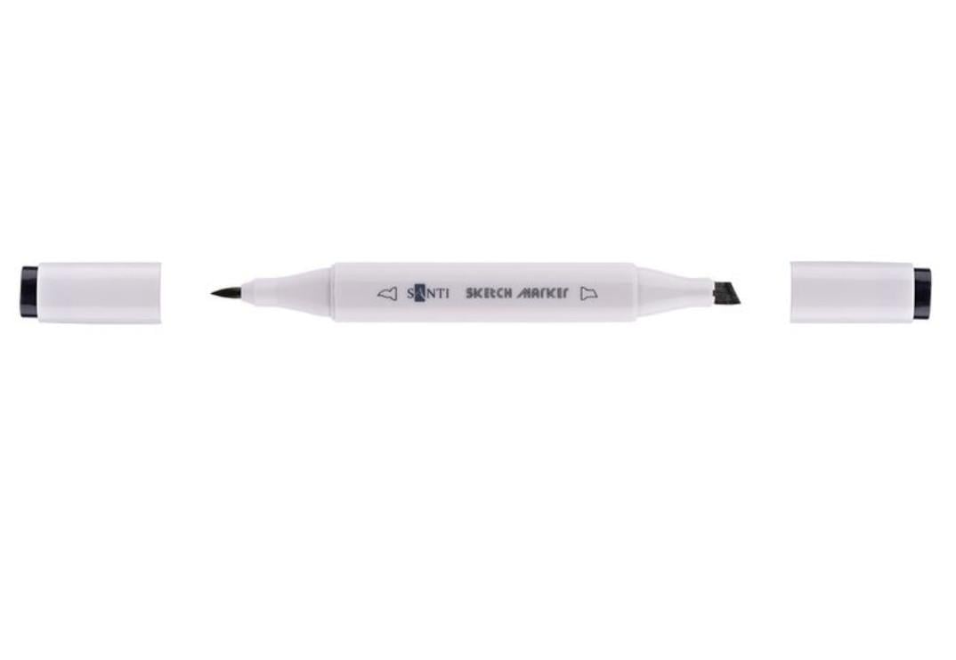 Маркер акварельный Santi sketch Темно-серый
