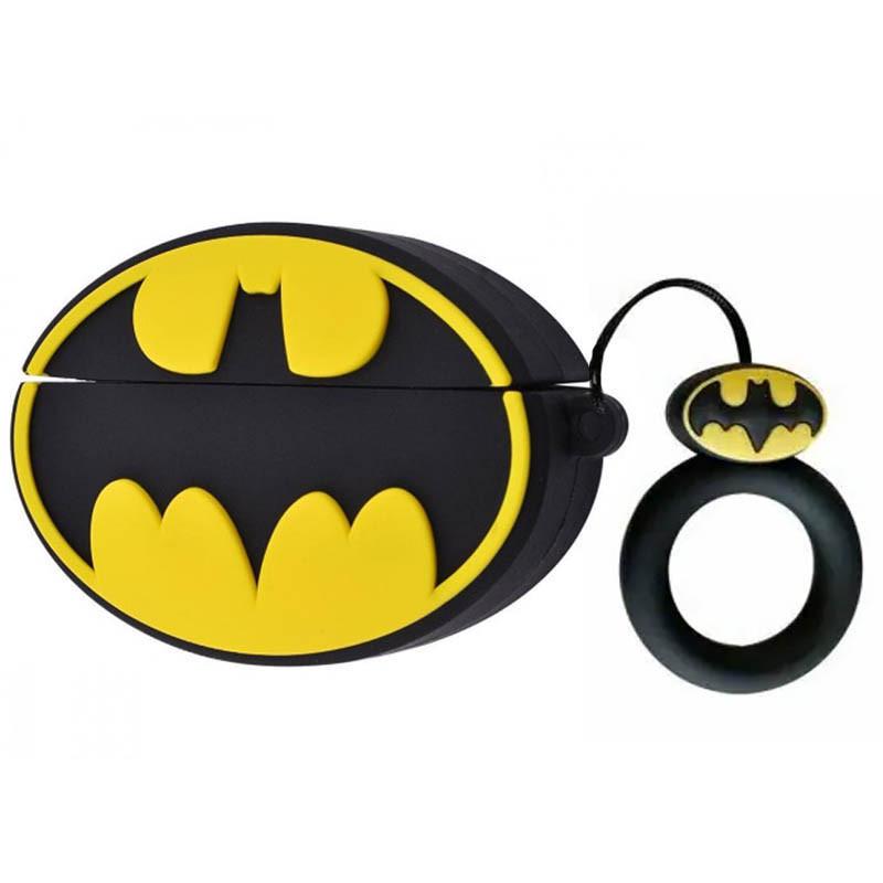 Футляр силіконовий Epik Marvel & DC series для навушників AirPods Pro з кільцем Batman New 2 (00000034691_9)