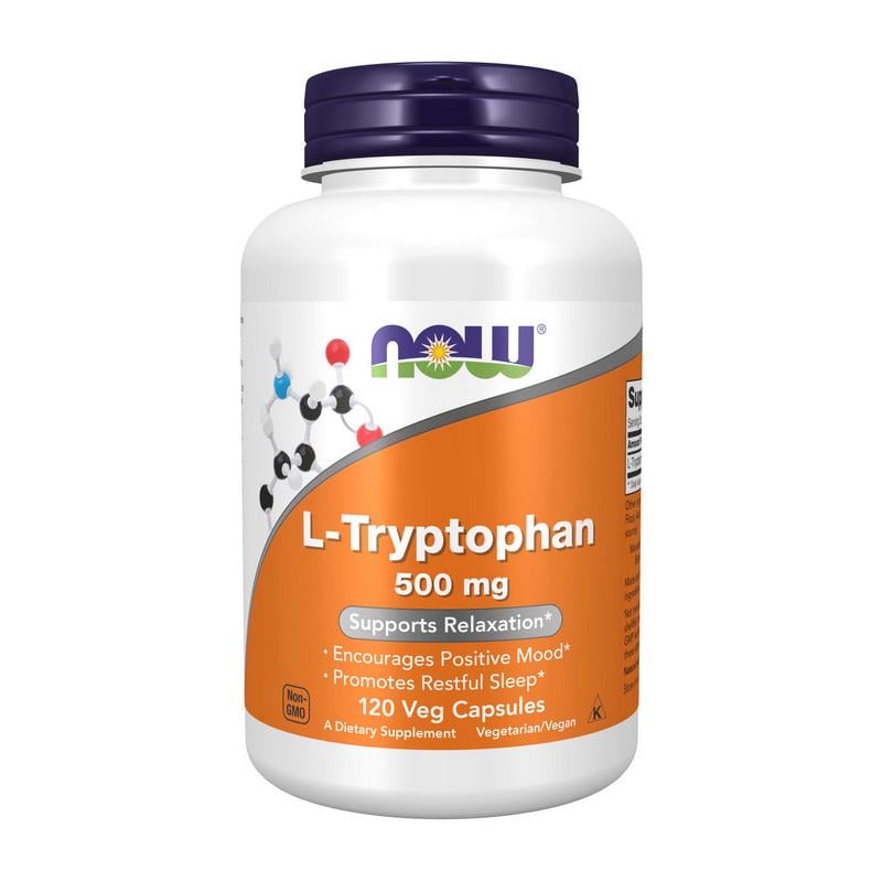 Триптофан NOW Foods 500 мг 60 капс. 120