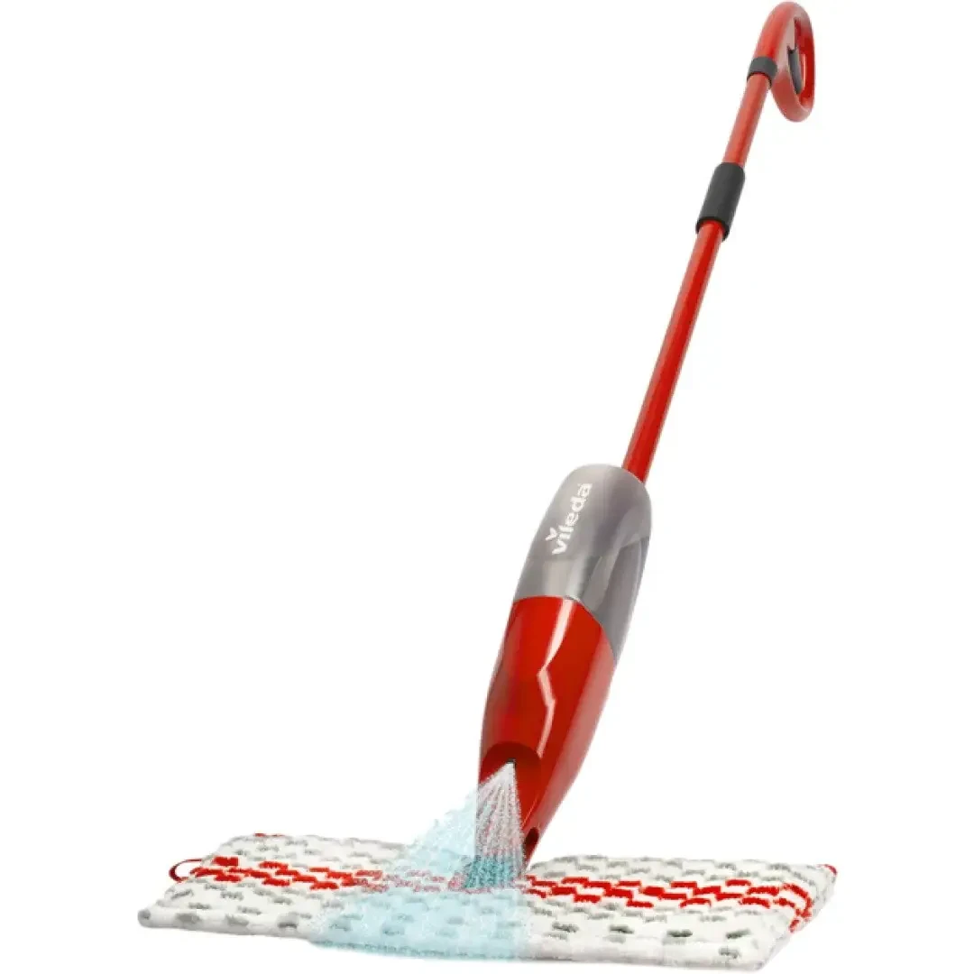 Швабра Vileda 1-2 Spray Max BOX Mop двухсторонняя микрофибра с резервуаром 750 мл (173502)