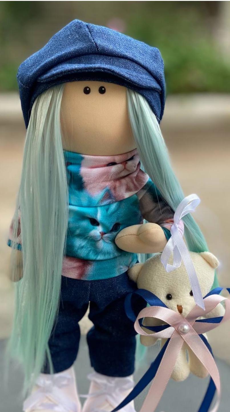 Лялька Тільда Лейла ручної роботи (3712) - фото 2 Лялька Тільда Лейла ручної роботи (3712) - фото 2