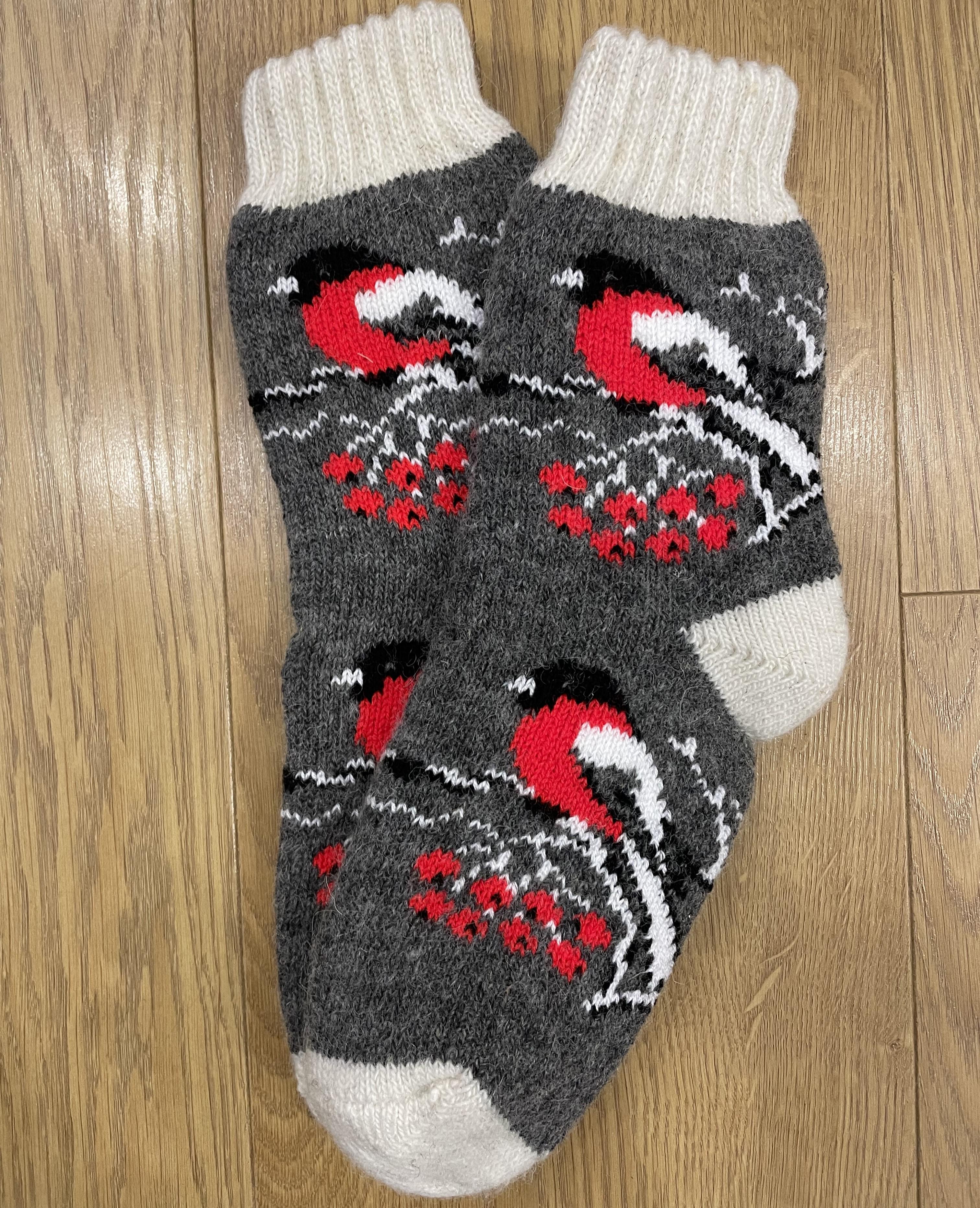 Шкарпетки жіночі в'язані з овечої вовни р. 36-41 (26950059)