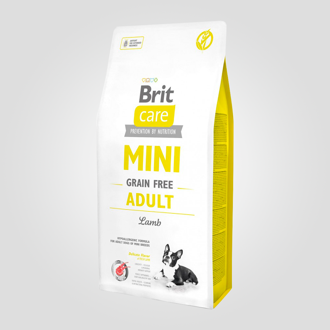 Корм сухой Brit Care Mini для взрослых собак мелких пород с ягненком 7 кг (20504577) Корм сухой Brit Care Mini для взрослых собак мелких пород с ягненком 7 кг (20504577)