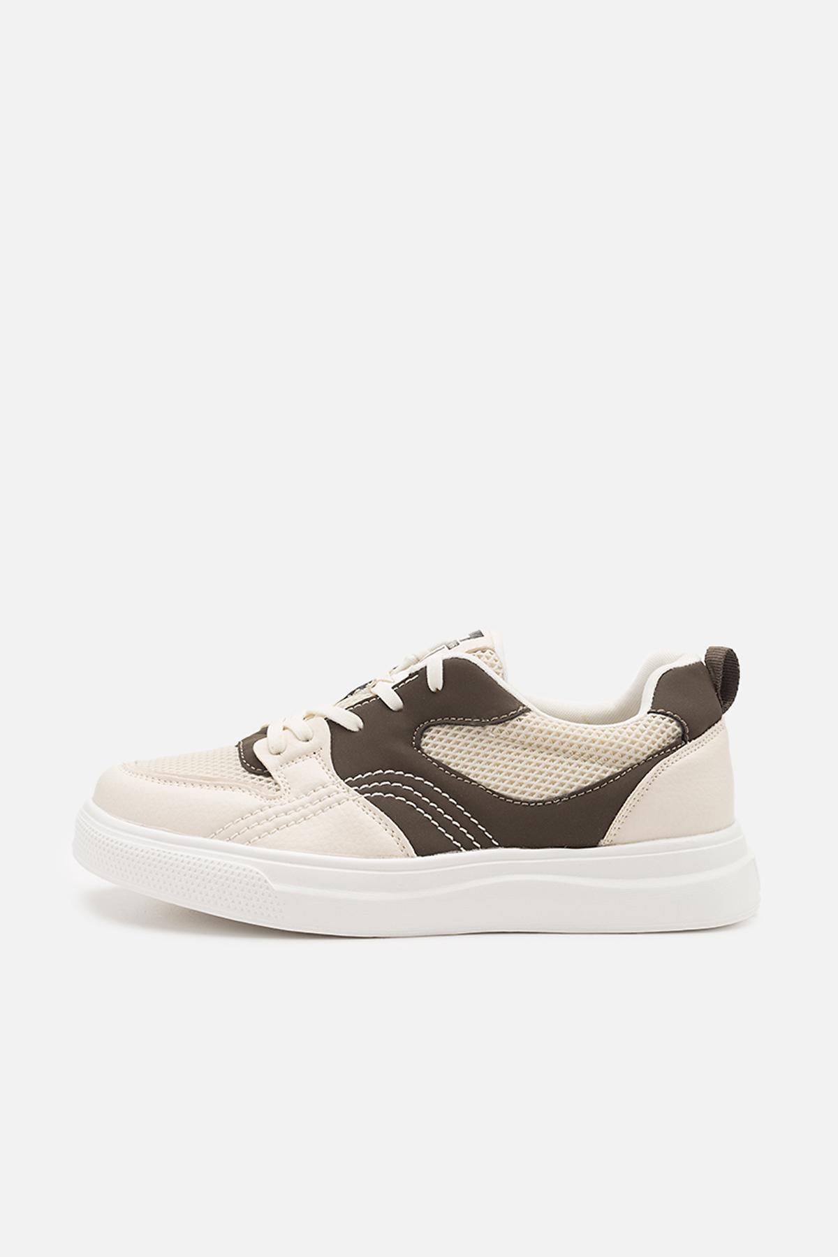 Кеды на плоской подошве для мальчика р. 34 Бежевый