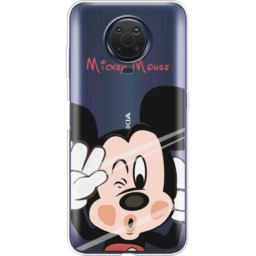 Чехол BoxFace Nokia G10 Mister M Прозрачный силикон (42626-cc58-42373)