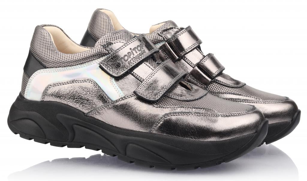 Обувь для девочек Topitop 046 р. 40 Темно-серебристый