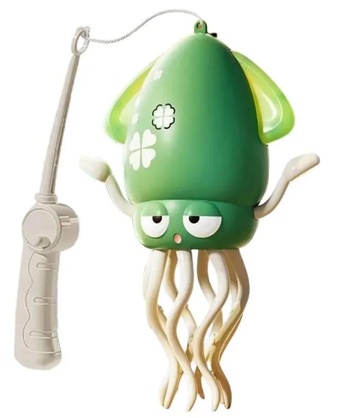 Интерактивная игрушка для детей Tummy Time Кальмар танцующий Зеленый (2104618659) - фото 8