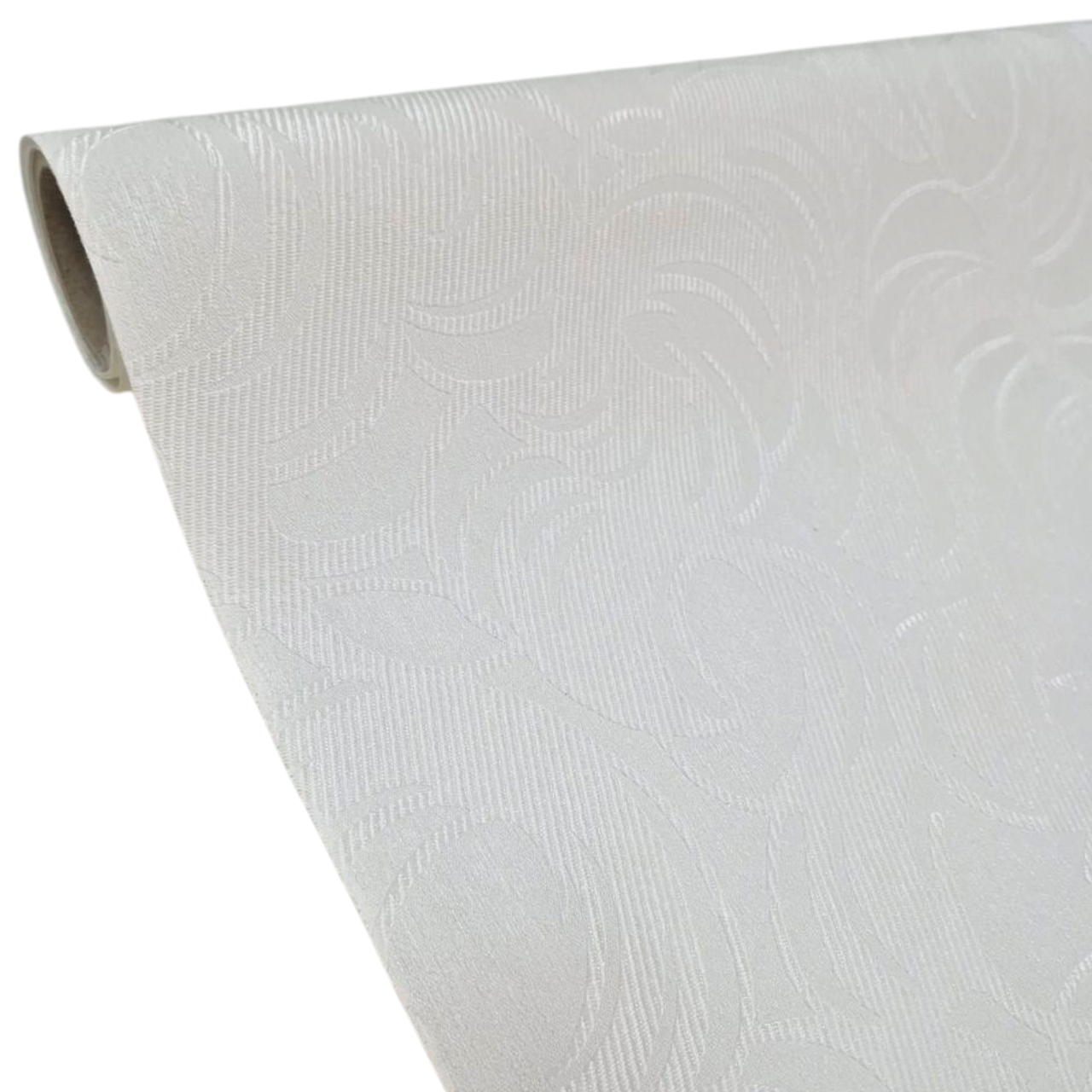 Обои виниловые Grandeco US2001 с молочным оттенком для гостиной/спальни/кухни/коридора 10,05x1,06 м Белый (2474174386)