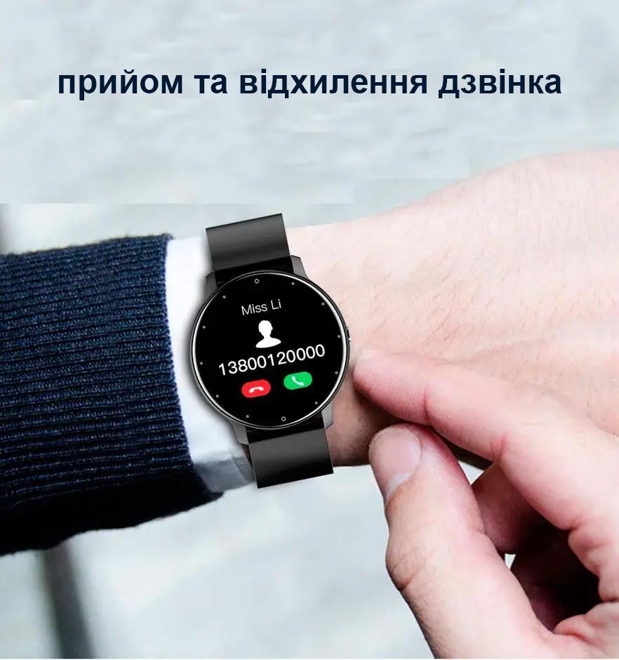 Смарт-годинник LIGE Bluetooth з сенсорним екраном (17893898) - фото 4