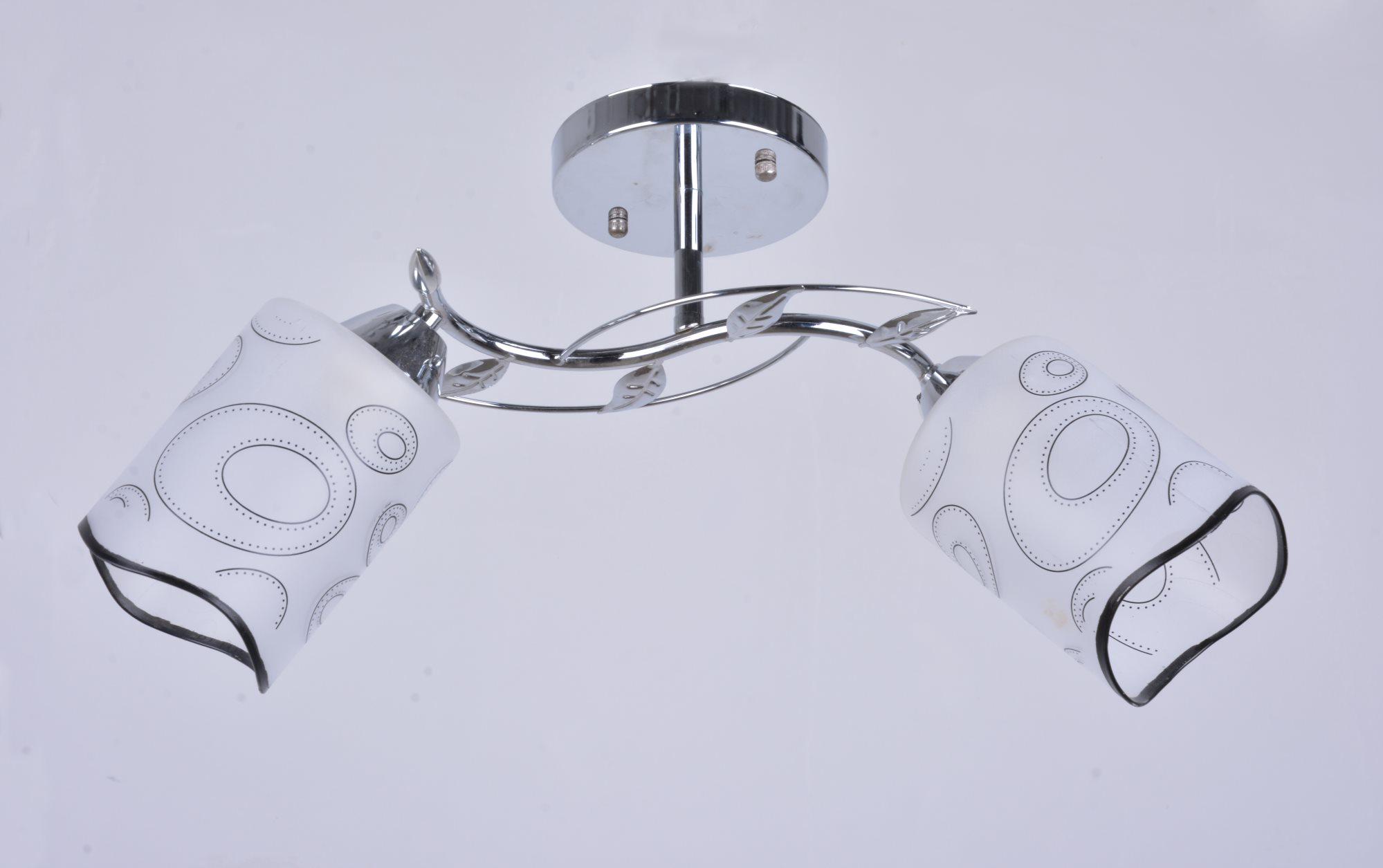 Потолочная люстра Sirius Л 4403/2 CR на 2 плафона