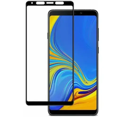 Захисне скло для Samsung J6 Plus повне проклеювання екрана