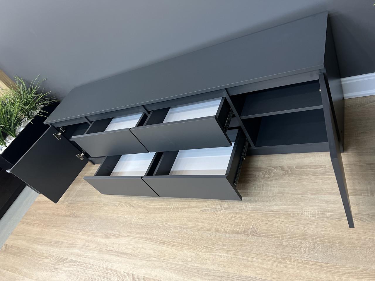 Тумба під ТБ Еверест 1804х510х370 мм Антрацит - фото 5 Тумба під ТБ Еверест 1804х510х370 мм Антрацит - фото 5