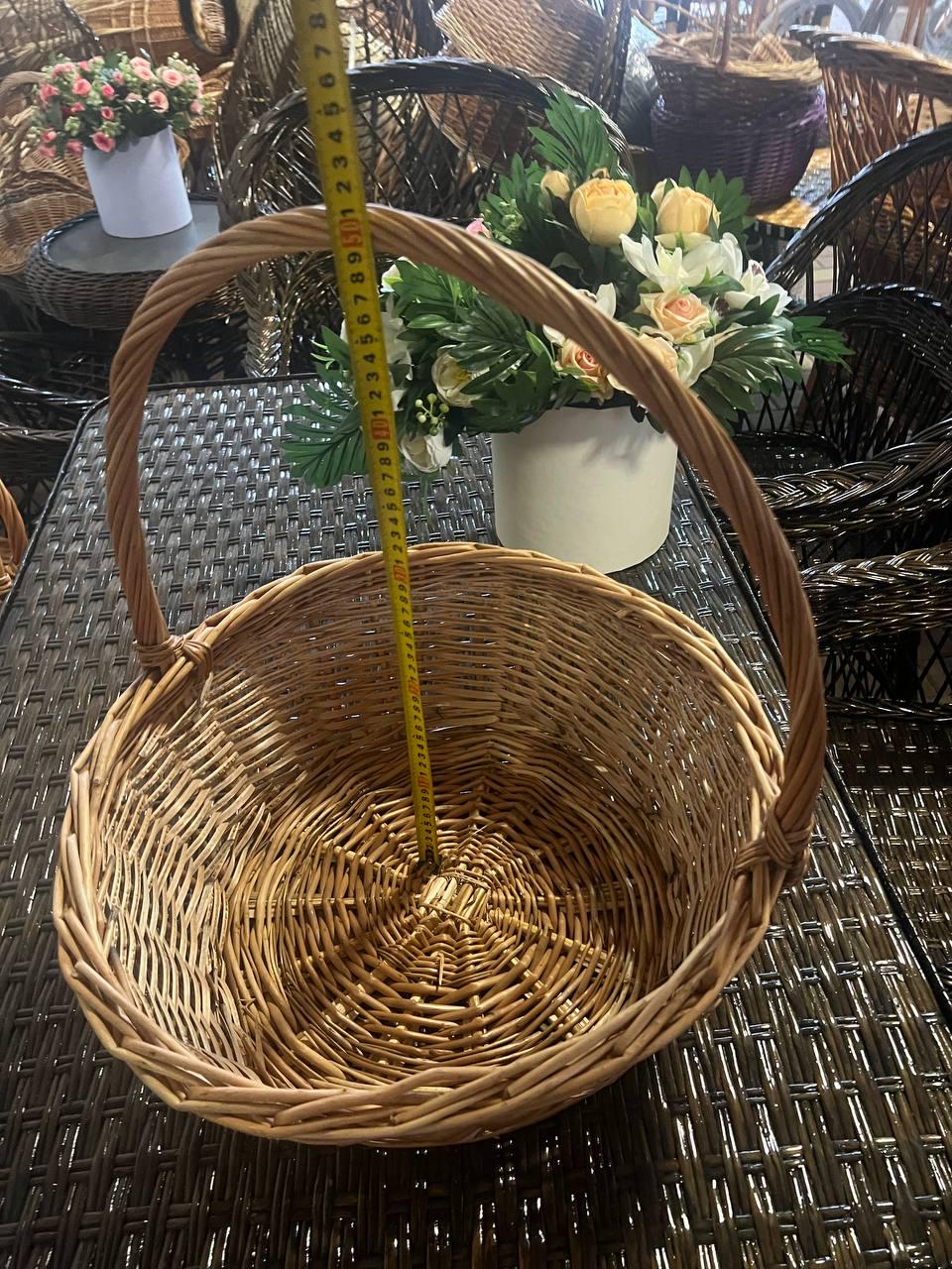 Корзина из лозы на подарки Сімейний Затишок (29756730) - фото 10 Корзина из лозы на подарки Сімейний Затишок (29756730) - фото 10