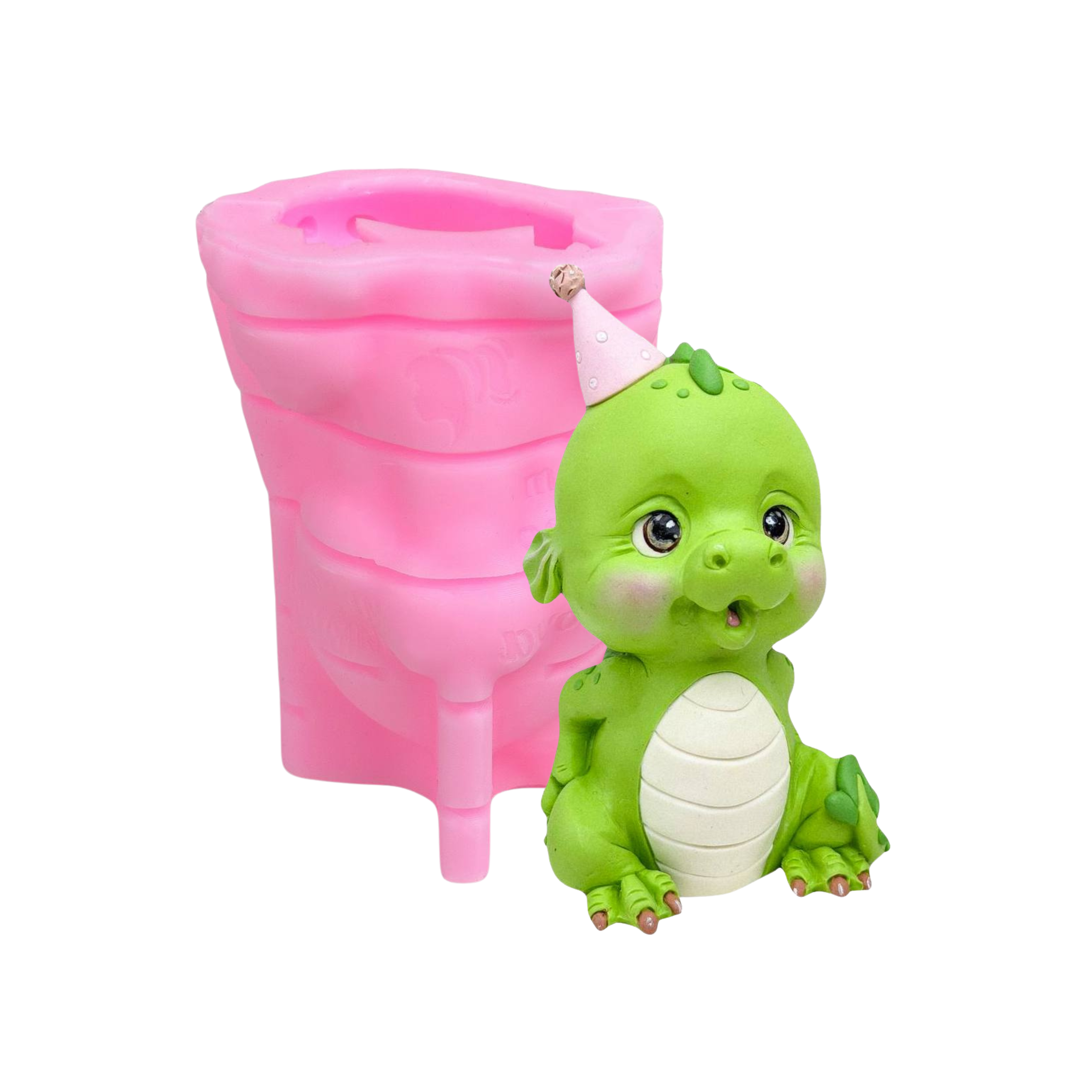 Молд силіконовий Дракончик в ковпачку (12728)