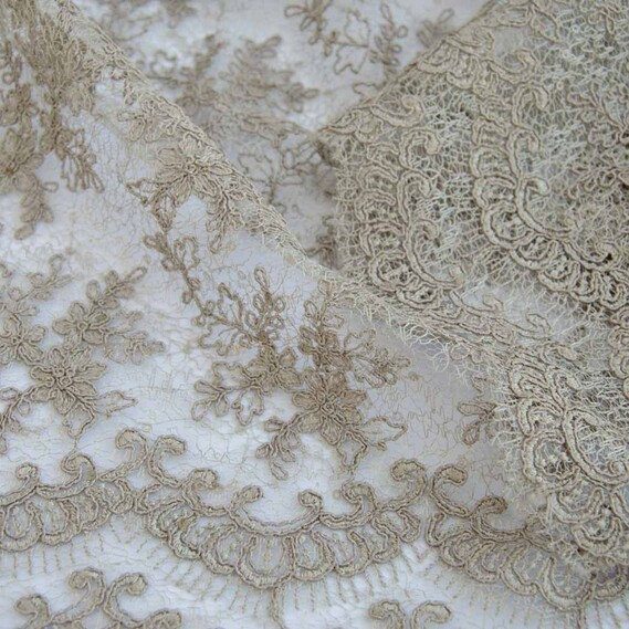 Ткань гипюр IDEIA Красотка 1,3 м Хаки (2200003877458)