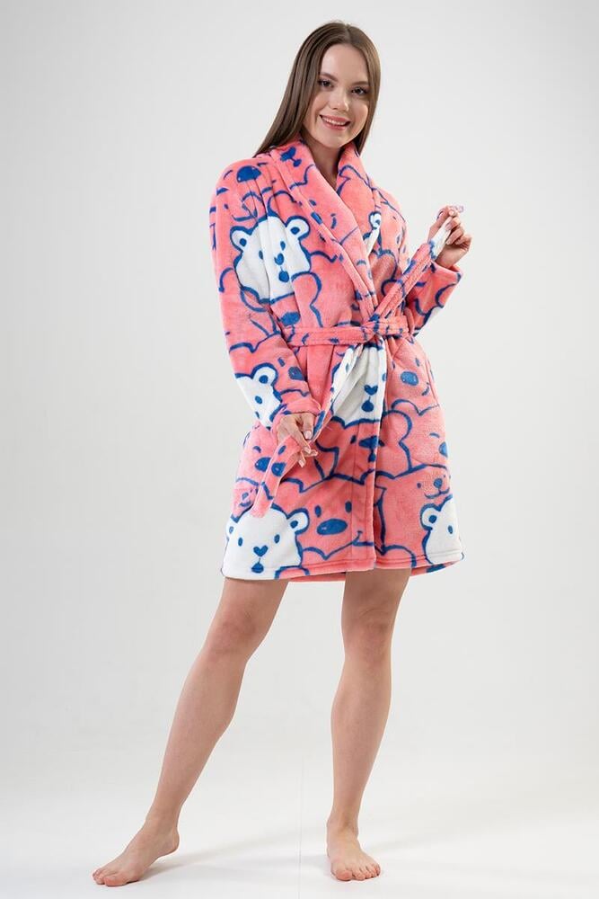 Халат Vienetta 202092/0352 женские M Розовый (181818)
