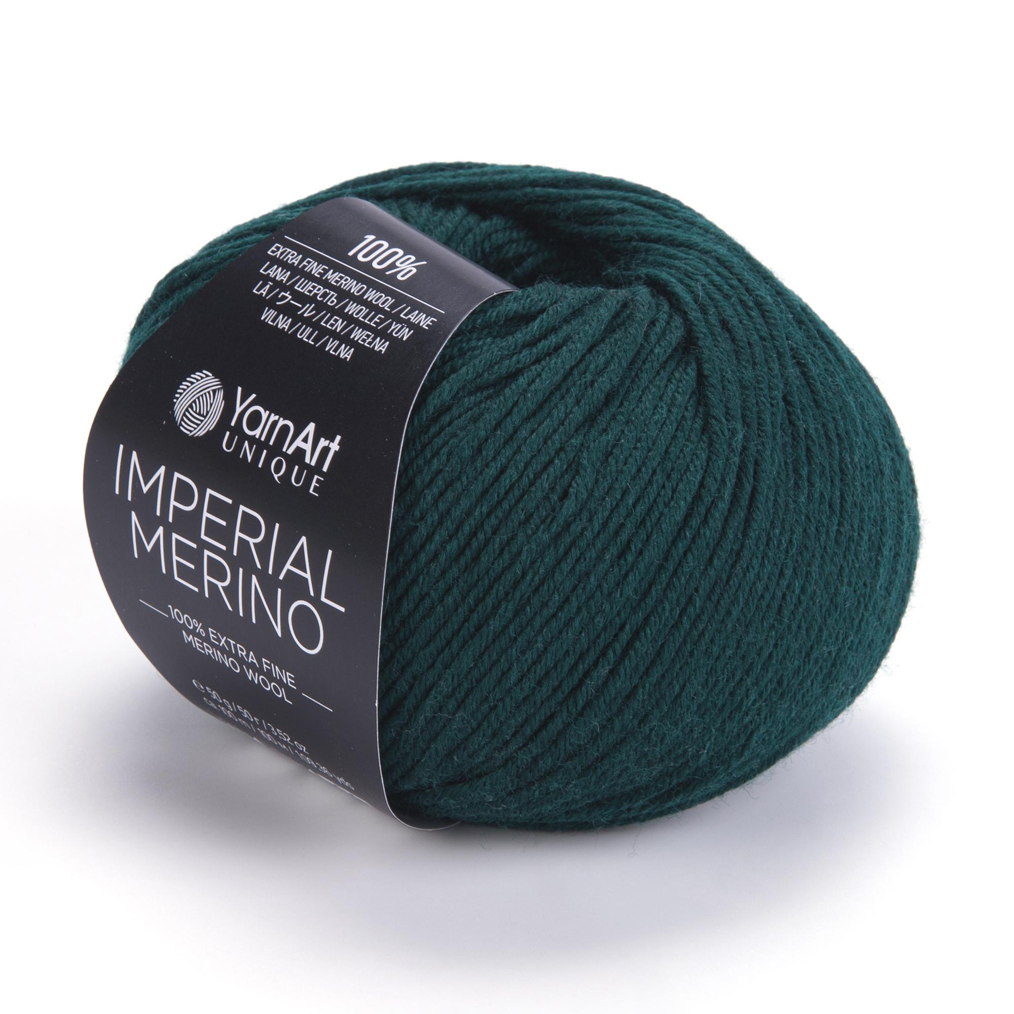 Пряжа YarnArt Imperial Merino 3335 Изумрудный (6257)