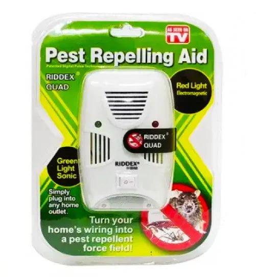 Отпугиватель мышей/насекомых/грызунов Riddex Pest Repelling Aid ультразвуковой (33458009)