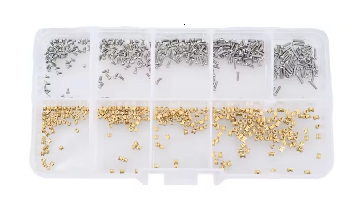 Комплект термовставки та гвинти DIN7985 для 3D друку PLA/ABS Spec М1,2 мм 500 шт. (SP-16912500)