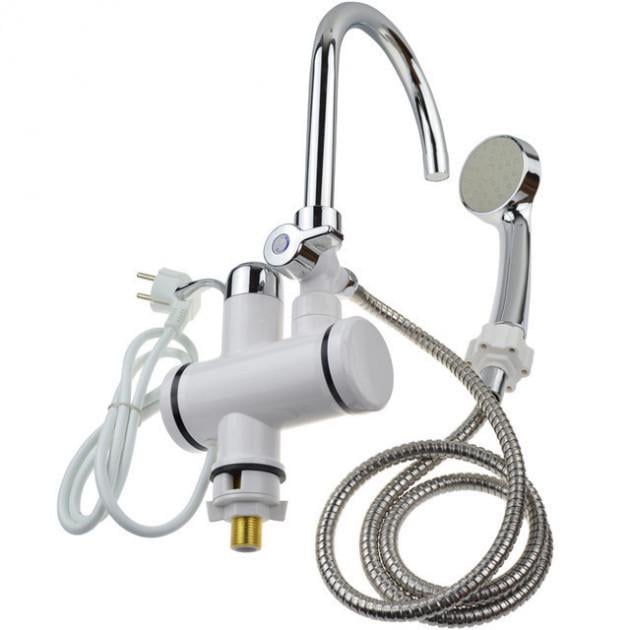 Проточный водонагреватель душ с экраном подсоединения снизу (2547) - фото 2 Проточный водонагреватель душ с экраном подсоединения снизу (2547) - фото 2