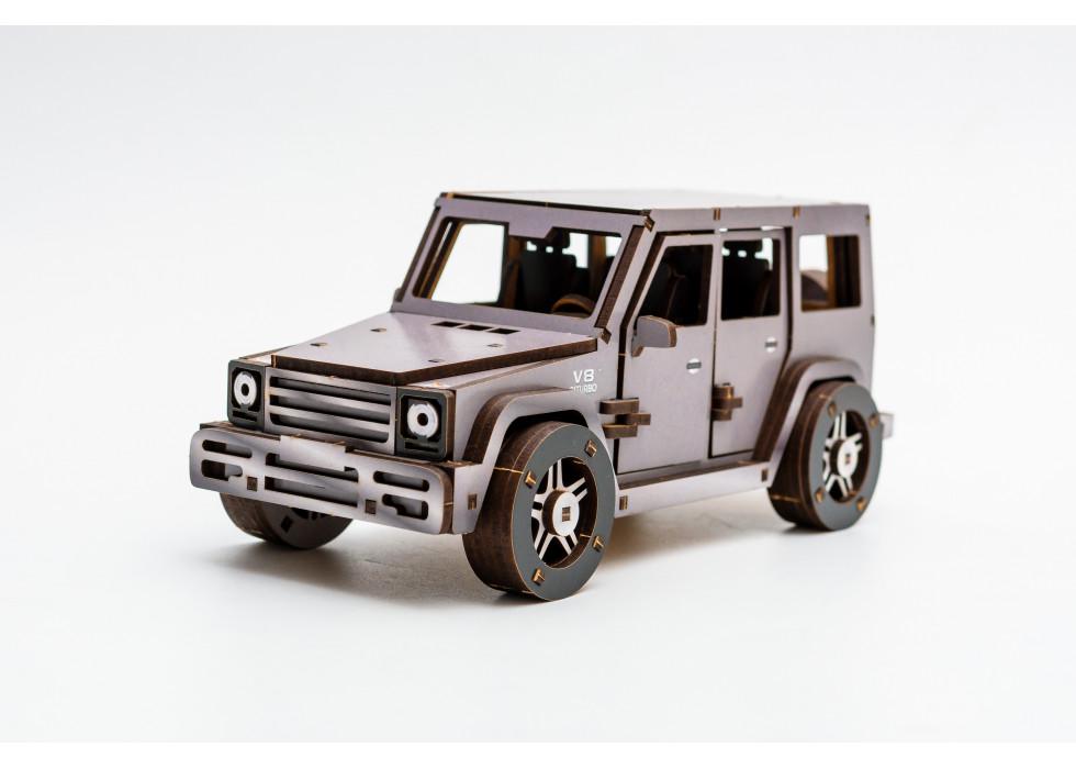 Конструктор 3D Gelandewagen из дерева 109 деталей (Puz-26914)