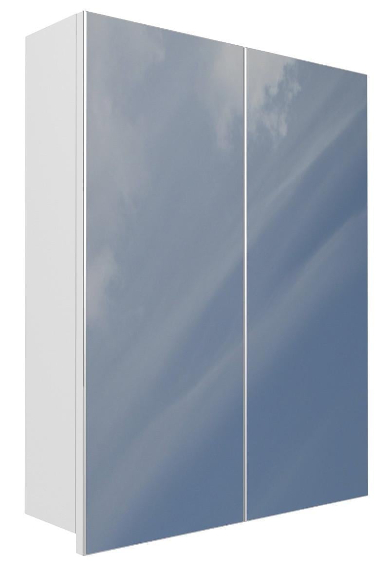 Зеркальный шкаф для ванной комнаты AVT ЭКО с двумя дверцами 550 мм (30410797)