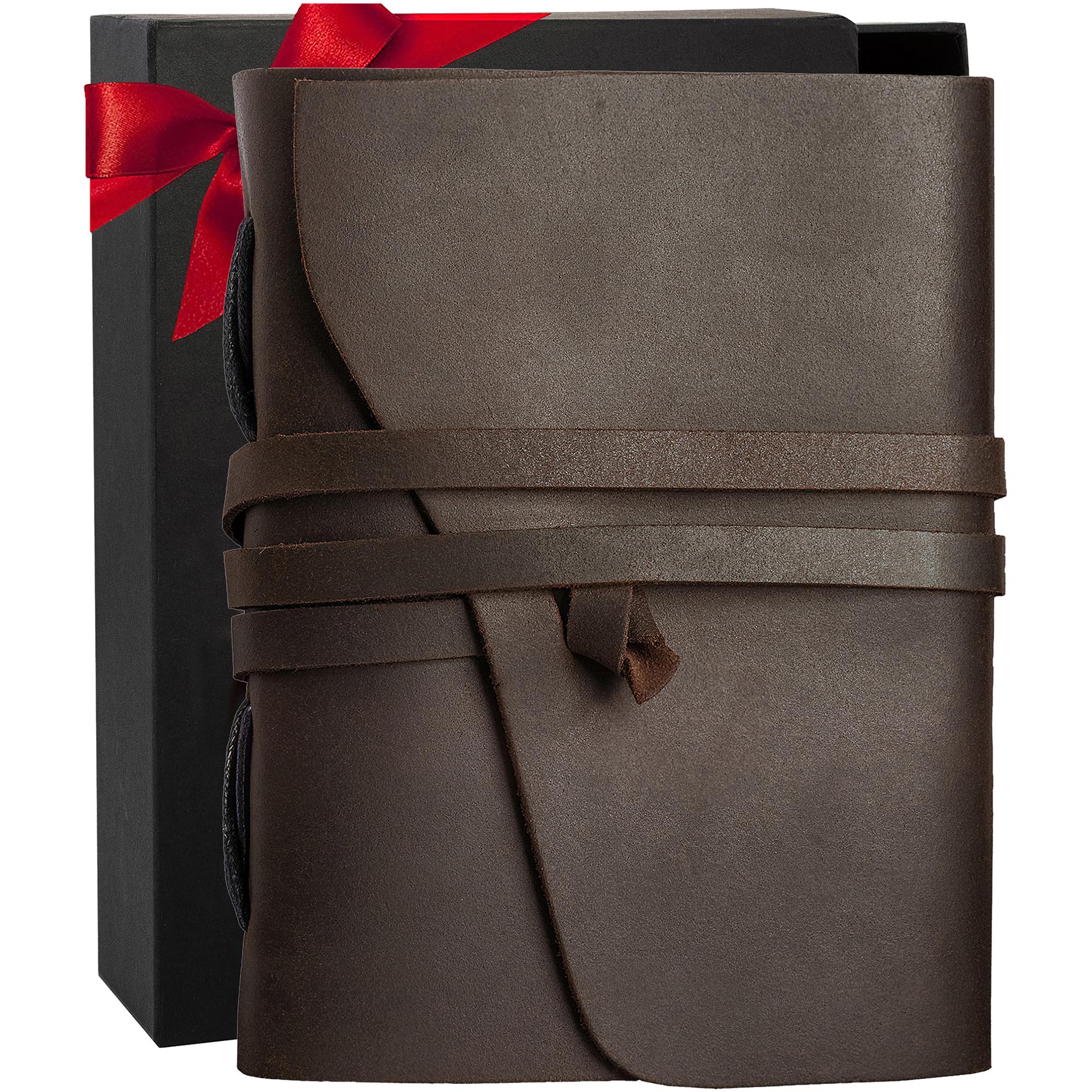 Блокнот ручной работы Comfy Strap B6 в линию из кожи Crazy Horse с подарочной упаковкой Темно-коричневый Блокнот ручной работы Comfy Strap B6 в линию из кожи Crazy Horse с подарочной упаковкой Темно-коричневый