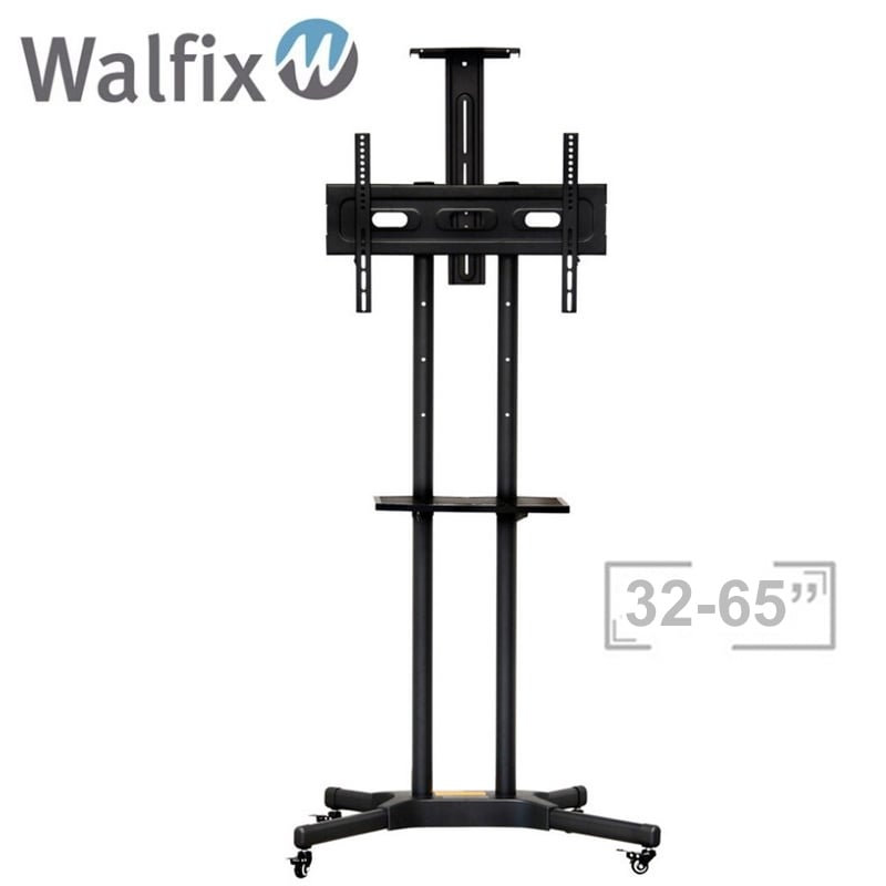 Стійка мобільна Walfix TVS-6004B підставка для телевізора інтерактивної панелі 32-65" (tf1304) - фото 2 Стійка мобільна Walfix TVS-6004B підставка для телевізора інтерактивної панелі 32-65" (tf1304) - фото 2